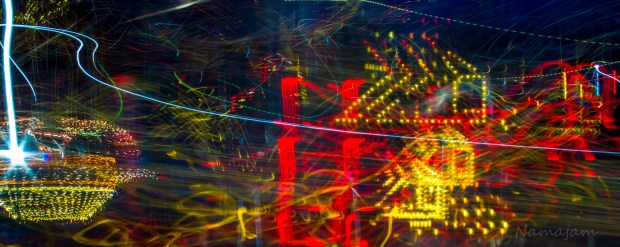 Abstract Carnival Rides