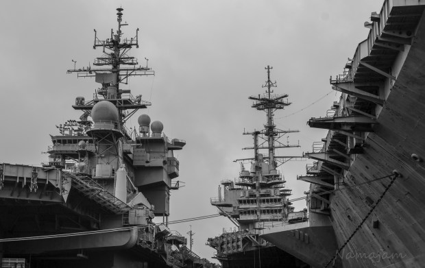 Air craft Carriers USS Kitty Hawk (CV-63) and USS Independence (CV-62) 
