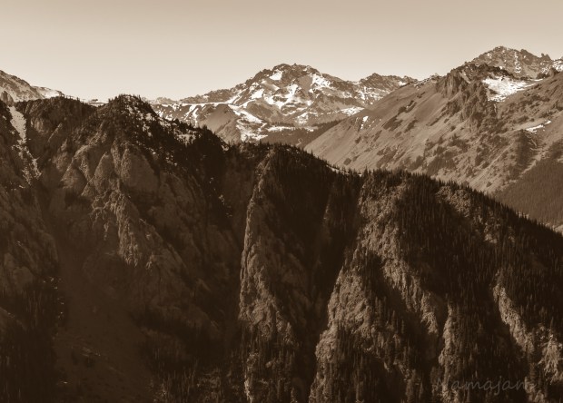 Mt Constance, (sepia)
