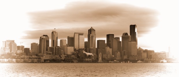 Caught this on the way in from the ferry